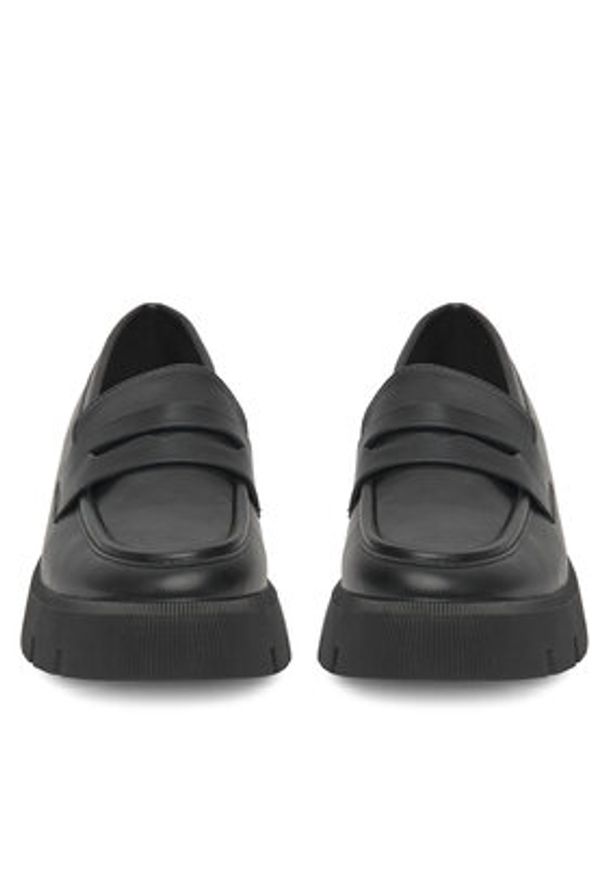 DeeZee Loafersy S-D2 Czarny. Kolor: czarny. Materiał: materiał, syntetyk