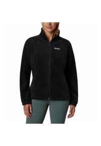 columbia - Polar Rozpinany Damski Columbia Benton Springs Full Zip. Kolor: czarny. Materiał: polar. Sport: turystyka piesza