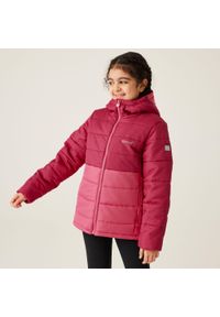 Regatta - Lofthouse VIII Dziecięca kurtka turystyczna z przegrodami. Kolor: różowy. Styl: sportowy, młodzieżowy. Sport: turystyka piesza #1