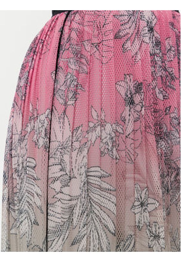 Liu Jo Spódnica plisowana TA4228 J4660 Różowy Regular Fit. Kolor: różowy. Materiał: syntetyk