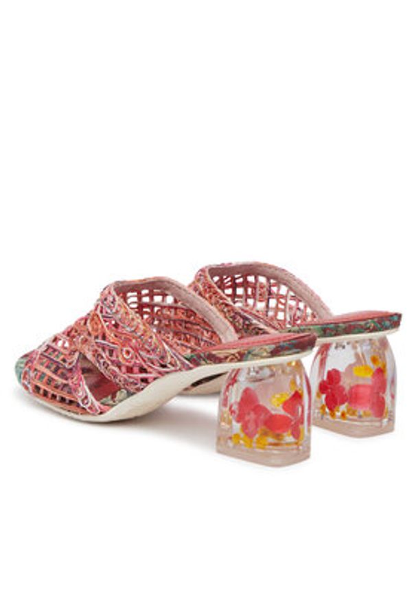 Laura Vita Klapki Framboiseo 29 Kolorowy. Materiał: skóra. Wzór: kolorowy