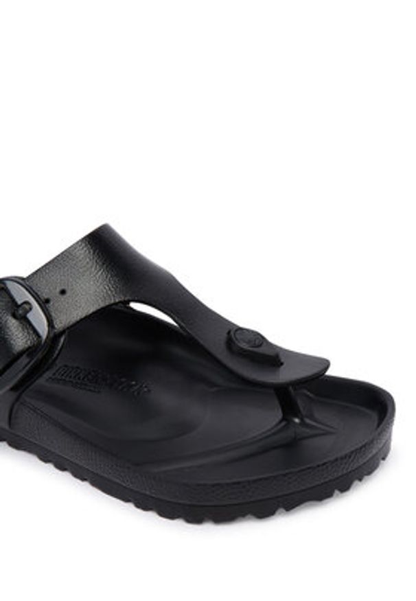 Birkenstock Japonki Gizeh Big Buckle 1031370 Czarny. Kolor: czarny. Materiał: syntetyk