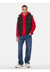 Tommy Jeans Bezrękawnik Essential DM0DM20465 Czarny Regular Fit. Kolor: czarny. Materiał: syntetyk. Długość rękawa: bez rękawów #3