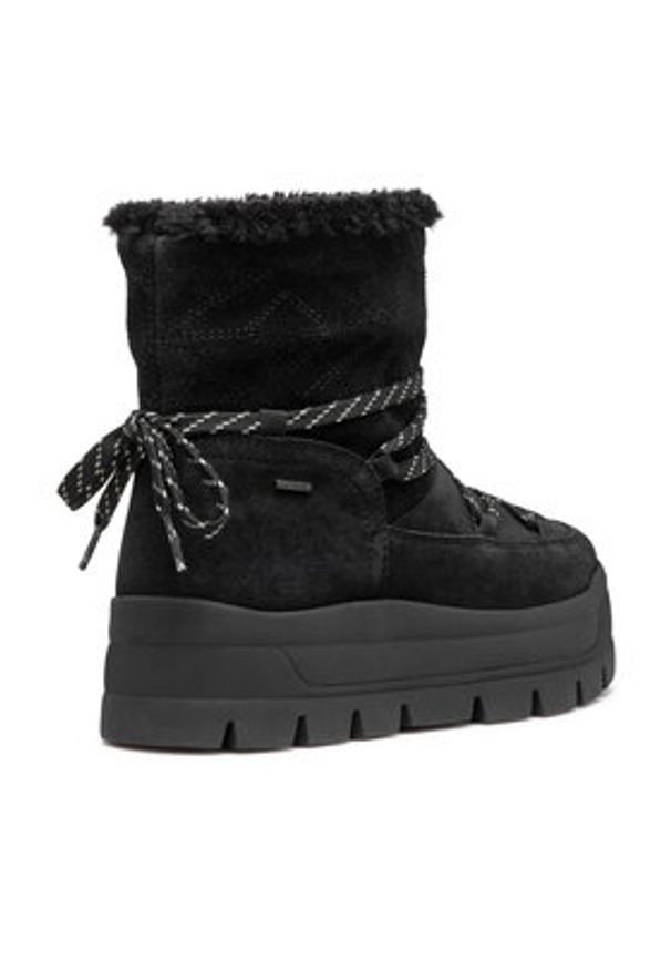 Geox Śniegowce D Spherica Ec7.1 B A D46WSA 00022 C9999 Czarny. Kolor: czarny. Materiał: zamsz, skóra