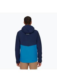 Kurtka przeciwdeszczowa męska Mammut Alto Guide HS Hooded. Kolor: niebieski. Sport: turystyka piesza