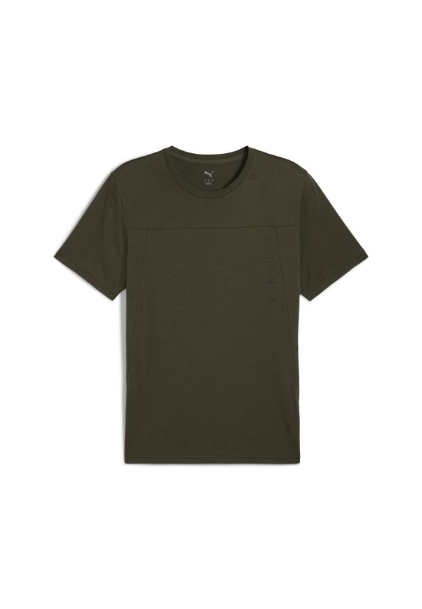Puma - Męska koszulka TAD TECH Triblend PUMA. Kolor: zielony. Sport: bieganie