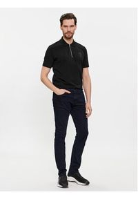 Karl Lagerfeld - KARL LAGERFELD Polo 745400 541221 Czarny Regular Fit. Typ kołnierza: polo. Kolor: czarny. Materiał: bawełna #2