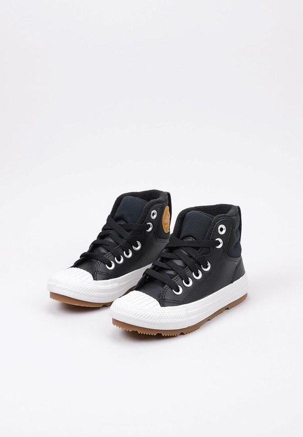 Buty sportowe Casual Dziecięce Converse All-Star Berkshire Czarny. Okazja: na co dzień. Kolor: czarny, brązowy, wielokolorowy. Materiał: tkanina, skóra. Model: Converse All Star
