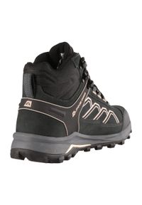 ALPINE PRO - Buty turystyczne za kostkę Alpine Pro Wuteve. Wysokość cholewki: za kostkę. Kolor: szary. Materiał: skóra. Szerokość cholewki: normalna