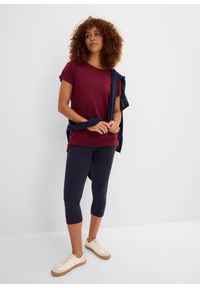 bonprix - Legginsy rybaczki (2 pary w opak.). Okazja: na co dzień. Kolor: niebieski. Styl: casual #2