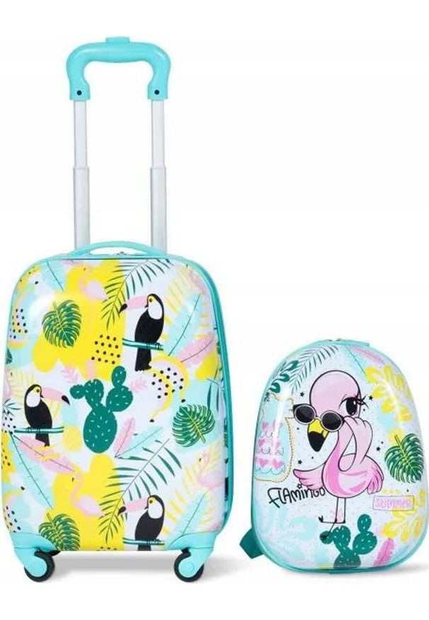 Costway Plecak i walizka dla dziecka bagaż podręczny
