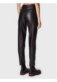 Silvian Heach Spodnie z imitacji skóry PGA22242PA Czarny Regular Fit. Kolor: czarny. Materiał: syntetyk, skóra #3