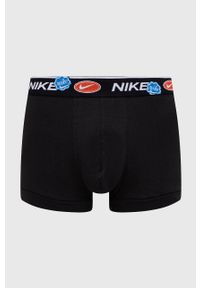 Nike bokserki 3-pack męskie kolor pomarańczowy. Kolor: pomarańczowy. Materiał: tkanina, skóra, włókno #2