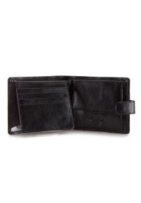 Wittchen - Męski portfel skórzany prosty czarny. Kolor: czarny. Materiał: skóra #4