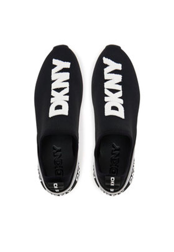 DKNY Sneakersy Abbi K3500764 Czarny. Kolor: czarny. Materiał: materiał
