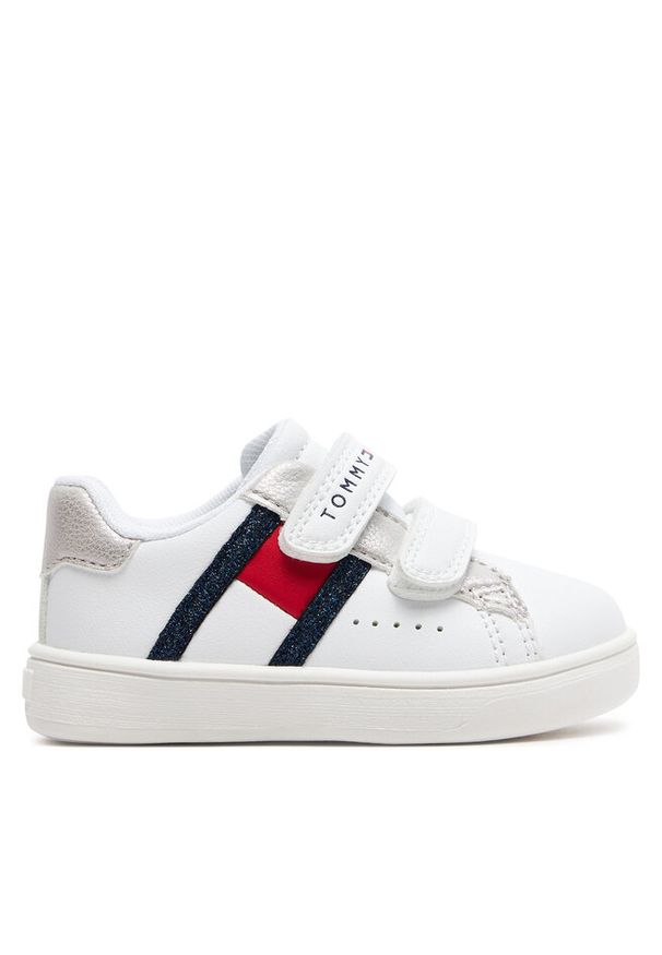 TOMMY HILFIGER - Sneakersy Tommy Hilfiger. Kolor: biały