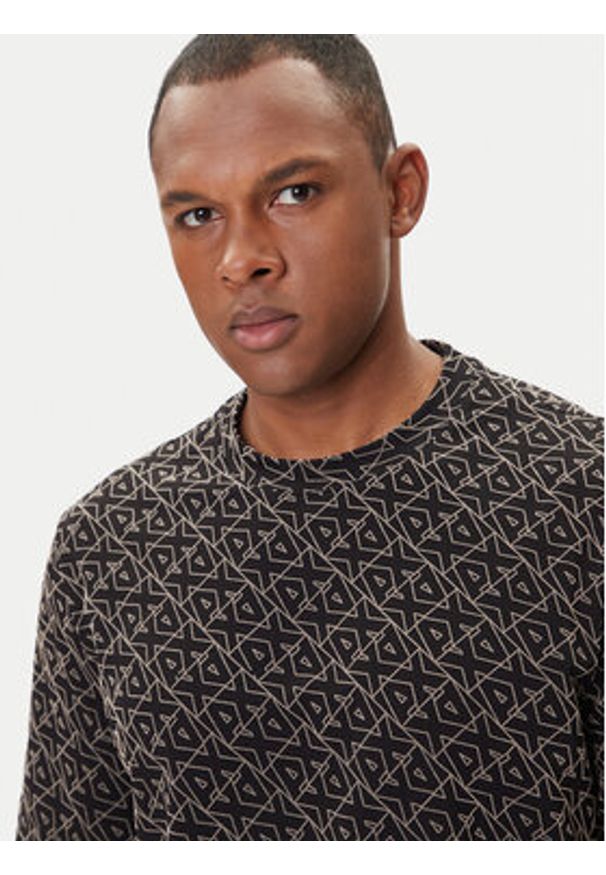 Armani Exchange T-Shirt XM001897 AF10356 FC196 Czarny Regular Fit. Kolor: czarny. Materiał: bawełna