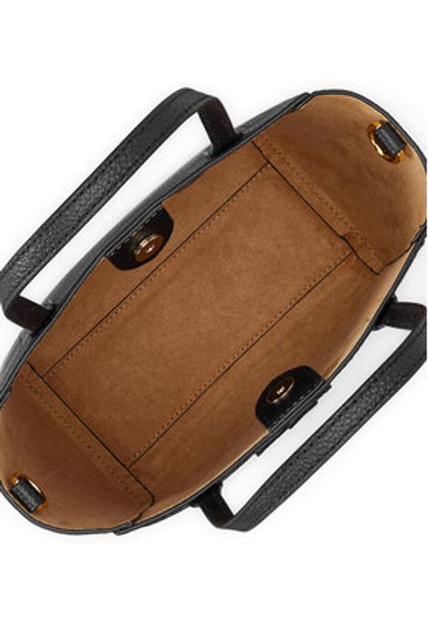 Lauren Ralph Lauren - LAUREN RALPH LAUREN Torebka 431966760005 Czarny. Kolor: czarny. Materiał: skórzane