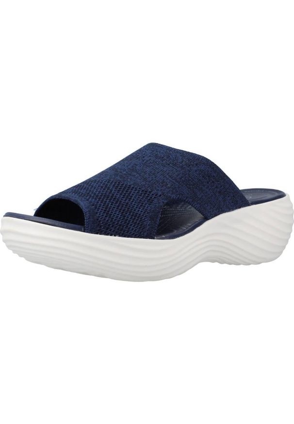 Clarks - Sandały CLARKS MARIN CORAL Niebieski. Kolor: niebieski. Materiał: tkanina. Sezon: lato