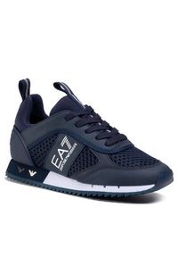 EA7 Emporio Armani Sneakersy X8X027 XK050 D813 Granatowy. Kolor: niebieski. Materiał: materiał #3