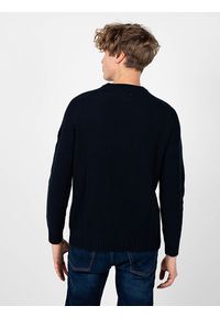 Pepe Jeans Sweter "Marley" | PM702256 | Marley | Mężczyzna | Granatowy. Okazja: na co dzień. Kolor: niebieski. Materiał: bawełna. Wzór: aplikacja. Styl: casual #5