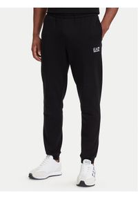 EA7 Emporio Armani Spodnie dresowe 8NPP64 PJVTZ 1200 Czarny Regular Fit. Kolor: czarny. Materiał: bawełna #1