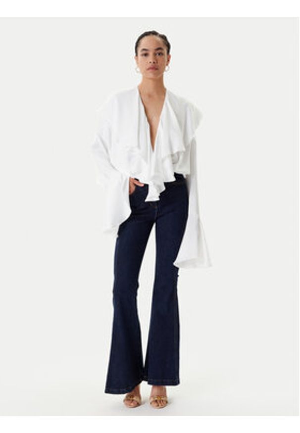 NORMA KAMALI Body ST125BCBO85944 Biały Loose Fit. Kolor: biały. Materiał: syntetyk