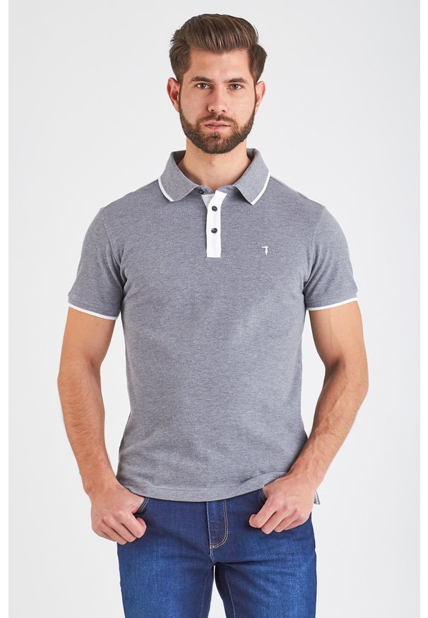 Koszulka polo Trussardi Jeans elegancka, polo