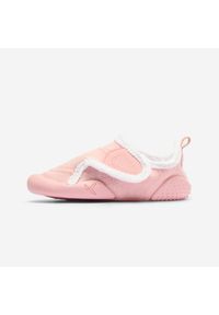 Decathlon - Buty dla dzieci Domyos Babylight 550. Kolor: biały, wielokolorowy, różowy
