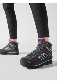 CMP Trekkingi Moon Mid Wmn Trekking Shoe Wp 31Q4796 Szary. Kolor: szary. Materiał: zamsz, skóra #3