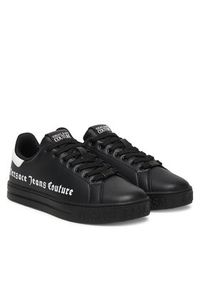 Versace Jeans Couture Sneakersy 80YA3SKC Czarny. Kolor: czarny. Materiał: skóra #5