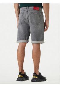 Hugo - HUGO Szorty jeansowe 50560391 Szary Tapered Fit. Kolor: szary. Materiał: bawełna #5