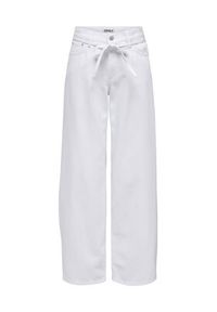 only - ONLY Jeansy Gianna 15363227 Biały Balloon Fit. Kolor: biały #4
