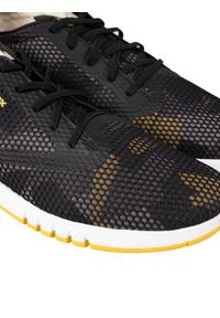 Geox Sneakersy "Aerantis D" | U047FD 0002A | Mężczyzna | Czarny, Żółty. Kolor: wielokolorowy, czarny, żółty. Materiał: materiał