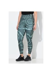 ULLA POPKEN - Damskie Legginsy sportowe szybkoschnące kieszenie z recyklingu. Kolekcja: plus size. Kolor: zielony. Materiał: poliester, materiał, elastan #1