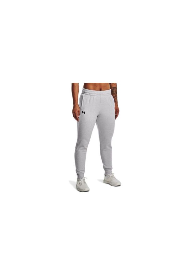 Spodnie dresowe męskie wygodne Under Armour 1373054. Kolor: biały. Materiał: dresówka. Długość: długie