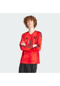 Adidas - Koszulka FC Bayern 24/25 Long Sleeve Home. Kolor: czerwony. Materiał: materiał. Długość rękawa: długi rękaw. Sport: piłka nożna #1