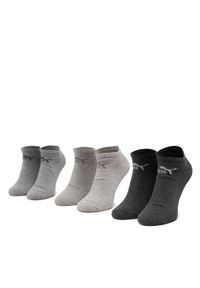 Puma Zestaw 3 par niskich skarpet unisex 907932 r. 43/46 Szary. Kolor: szary. Materiał: materiał