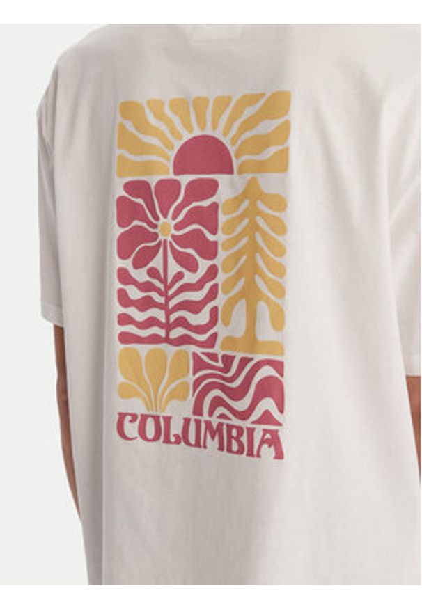 columbia - Columbia T-Shirt Rolling Bend™ 2120031 Biały Oversize. Kolor: biały. Materiał: bawełna