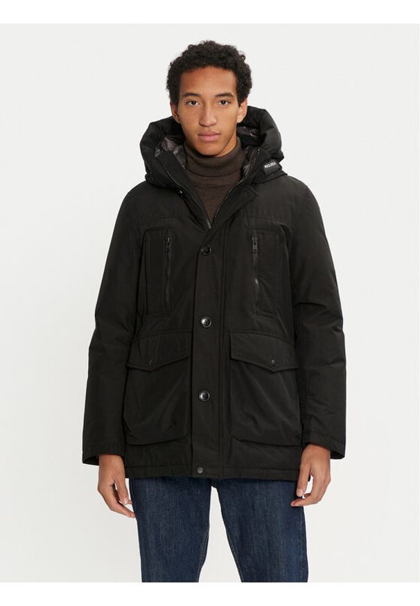 Woolrich Parka Arctic CFWOOU0866MRUT0001 Czarny Regular Fit. Kolor: czarny. Materiał: syntetyk, bawełna