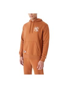 Bluza New Era League Essntls Os Hoody Neyyan Ebrstn Dorosłych. Kolor: brązowy. Materiał: poliester, bawełna