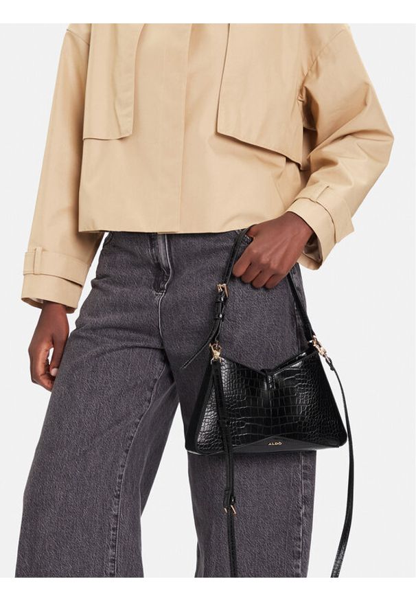Aldo Torebka Julietta 14143712 Czarny. Kolor: czarny. Materiał: skórzane