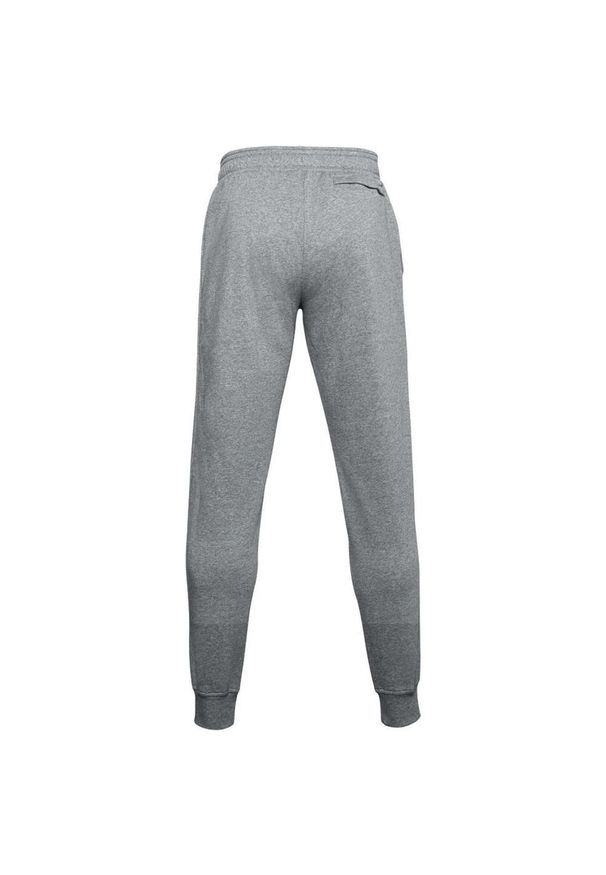 Under Armour - Męskie Spodnie Dresowe Rival Fleece. Kolor: szary. Materiał: dresówka