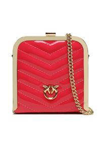 Pinko - PINKO Torebka Box Clutch AI 23-24 PLTT 101514 A15B Czerwony. Kolor: czerwony