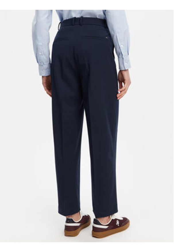 TOMMY HILFIGER - Tommy Hilfiger Chinosy WW0WW44793 Granatowy Tapered Fit. Kolor: niebieski. Materiał: syntetyk