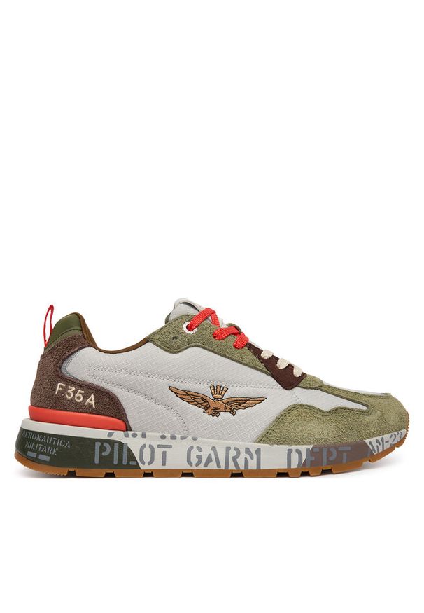 Sneakersy Aeronautica Militare. Wzór: kolorowy