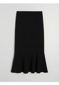 Sinsay - Klasyczna spódnica midi syrenka - czarny. Kolor: czarny. Styl: klasyczny #1