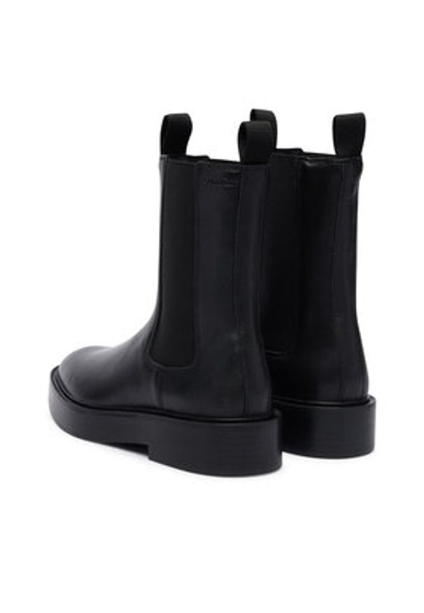 Calvin Klein Sztyblety Convate Welt Chelsea Lth YW0YW01905 Czarny. Kolor: czarny. Materiał: skóra