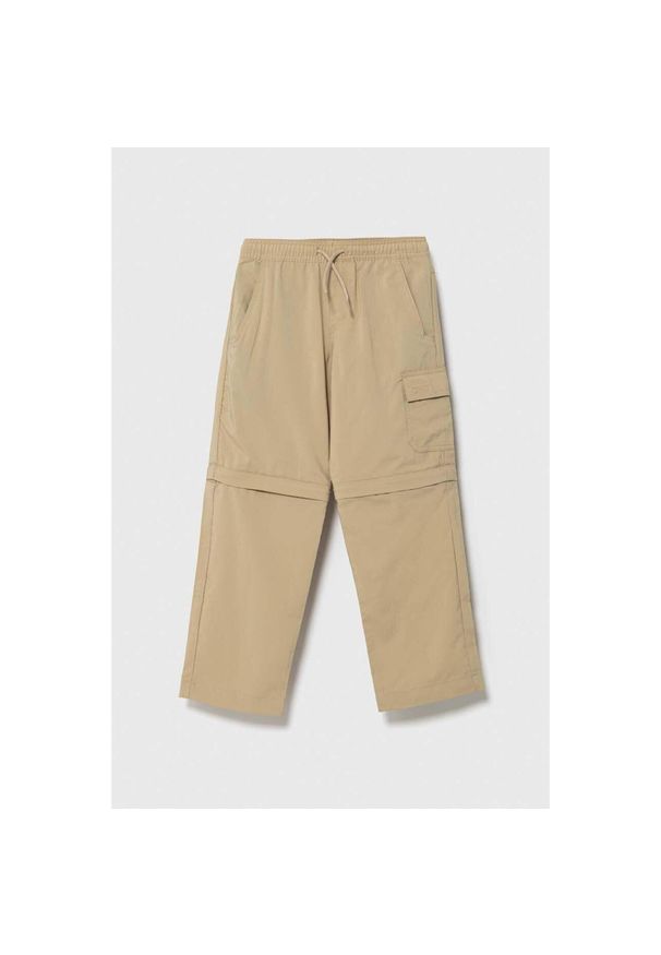 columbia - Spodnie Columbia Silver Ridge Utility Convertible. Kolor: beżowy