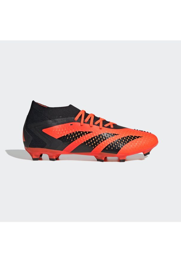 Adidas - Buty Predator Accuracy.2 FG. Kolor: pomarańczowy, wielokolorowy, czarny. Materiał: materiał